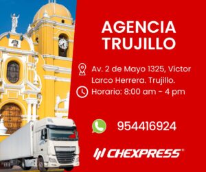 ENVIO DE CARGA y mudanzas A TRUJILLO CHEXPRESS